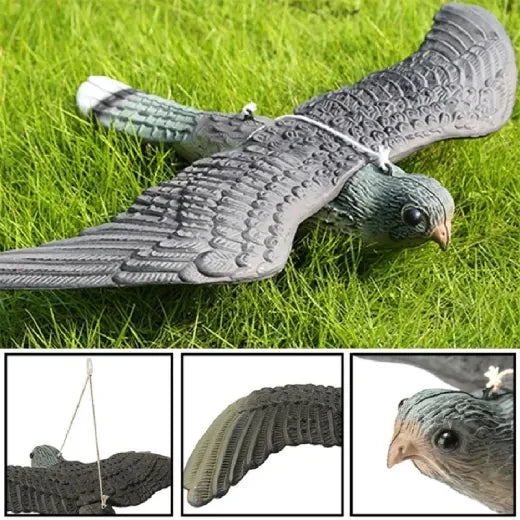 Épouvantail à oiseaux détails