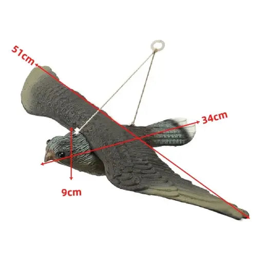 Épouvantail à oiseaux dimensions