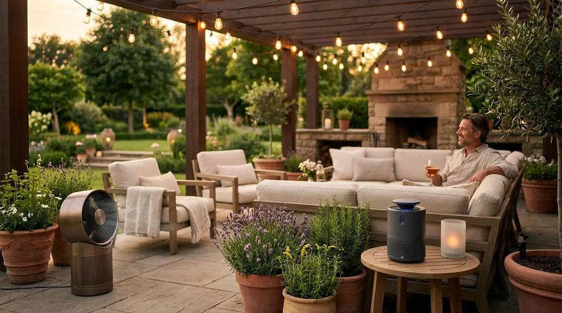 Comment éloigner les moustiques sur une terrasse ?