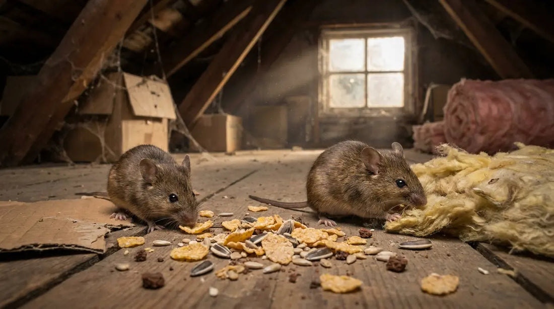 Que mangent les souris dans les combles ?