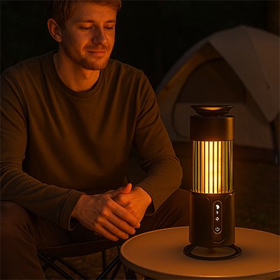 Lampe anti moustique 2 en 1 avec minuterie