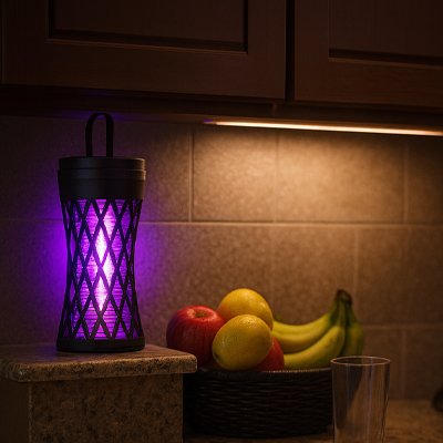 Lampe anti moustique avec batterie​