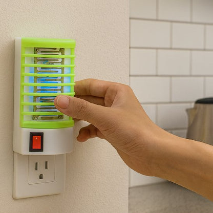 Lampe anti moustique de couleur vert clair