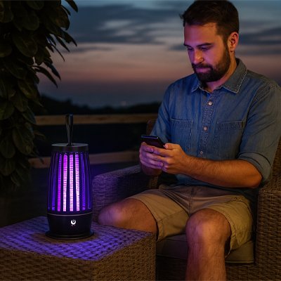 Lampe anti moustique extérieur​