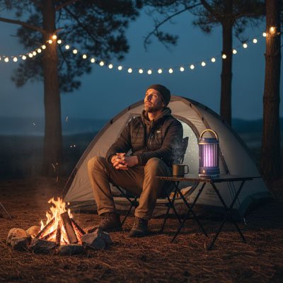 lampe anti moustique rechargeable​