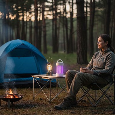 Lampe anti moustiques