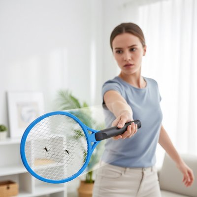 Raquette anti moustique à piles​