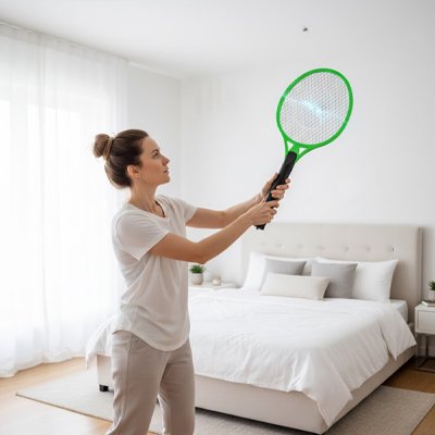 Raquette anti moustique électrique​