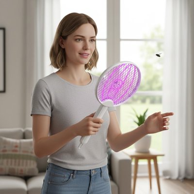 Raquette anti moustique puissante​