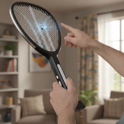 Raquette anti moustique rechargeable​ USB-C