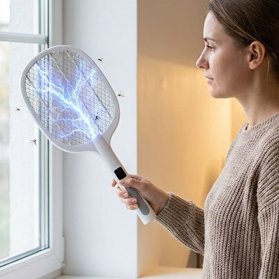 Raquette anti moustique usb​