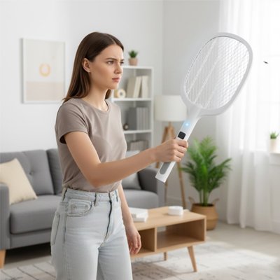 Raquette anti moustiques électrique​