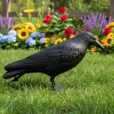 Répulsif à oiseaux corbeau factice