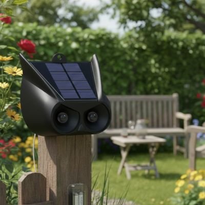 Répulsif à oiseaux solaire à leds lumineuses