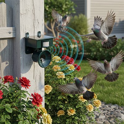 REPULSIF OISEAUX A DECTEUR DE MOUVEMENT