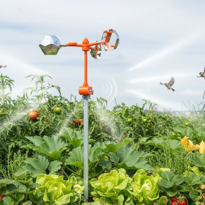  REPULSIF OISEAUX ROTATIF A MIROIRS POUR POTAGER