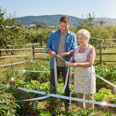 REPULSIF OISEAUX RUBAN POUR POTAGER ET JARDIN