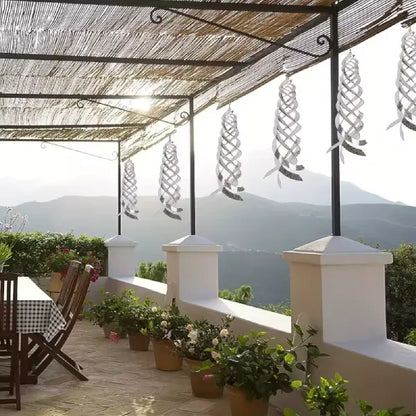 REPULSIF OISEAUX SPIRALE REFLECHISSANTE TERRASSE