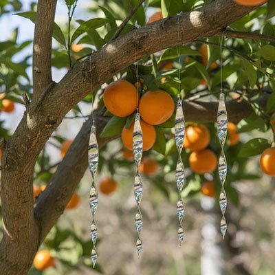 TORSADE REFLECHISSANTES REPULSIF OISEAUX ARBRES FRUITIERS​